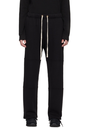 Les Tien Black Heavyweight Sweatpants