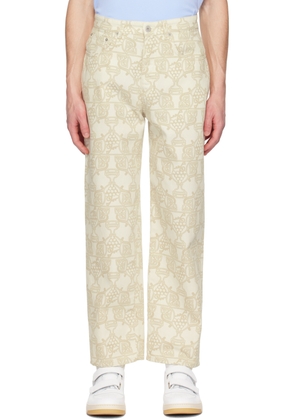 Drôle De Monsieur Off-White 'Le Jean Raisin' Jeans