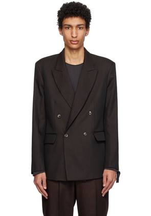 Second/Layer Brown Pico Blazer