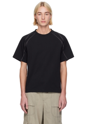 J EONGL I SSENSE Exclusive Black Contrast Stitch T-shirt