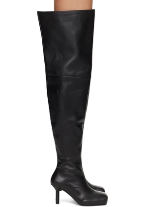 ALAINPAUL Black Pina Tall Boots