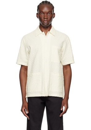 Universal Works White Island Shirt