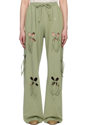J. Kim Green Petal Lounge Pants