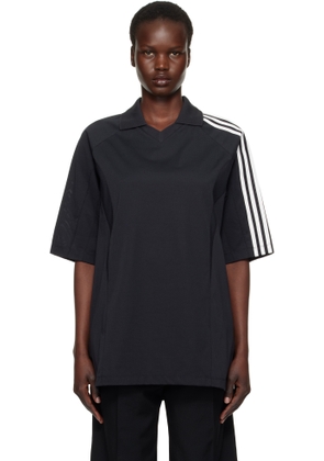 Y-3 Black Cut Line Polo