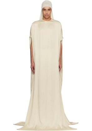 Rick Owens Off-White Hollywood Tommy Gown Maxi Dress
