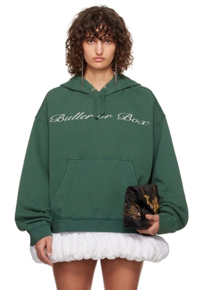 LAURA ANDRASCHKO Green 'Buller Or Box' Hoodie