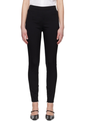 Marni Black Stretch Poplin Marni Symbol Trouser Leggings