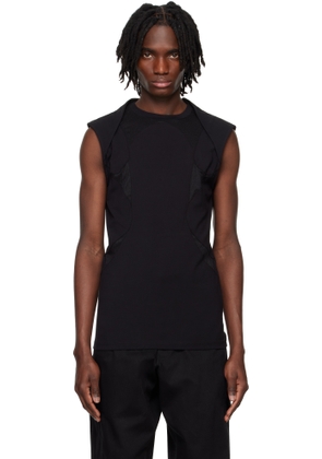 HELIOT EMIL Black Evolute Tank Top