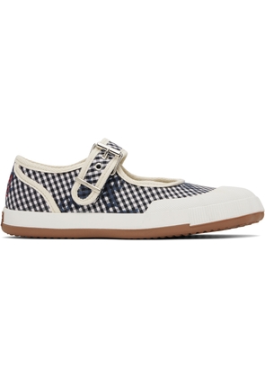 Vivienne Westwood Black & White Animal Gym Bar Ballerina Flats