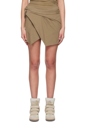 Isabel Marant Khaki Berenice Miniskirt