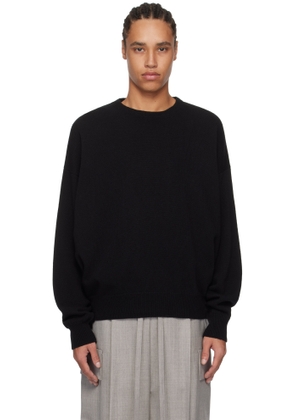 Fear of God Black Fine Knit Crewneck Sweater