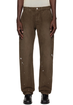 John Elliott Brown Work Trousers