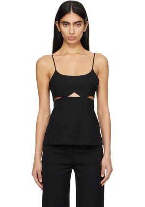 Victoria Beckham Black Cut-Out Camisole