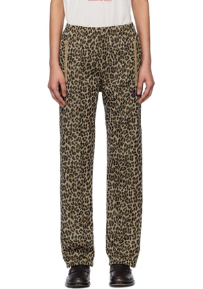 NEEDLES Brown Jacquard Track Pants