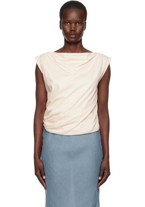 Baserange Off-White Turn Tank Top