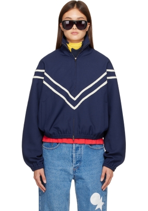 Stefan Cooke Navy Pinking Corded Jacket