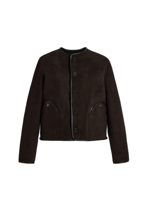 Blazé Milano Gliss Reversible Shearling Bolero - Moda Operandi