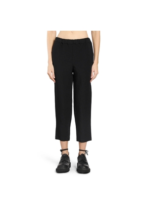 Cropped Nylon Twill Pants
