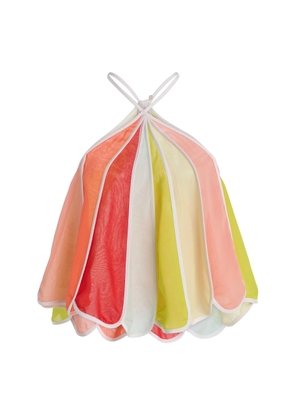 Rosie Assoulin Exclusive Riviera Silk-Chiffon Umbrella Top - Moda Operandi