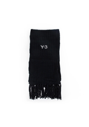 Y-3 UNISEX BLACK SCARVES