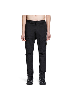 STONE ISLAND MAN BLACK TROUSERS
