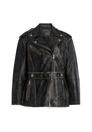 Stand Studio Leona Leather Biker Jacket - Moda Operandi