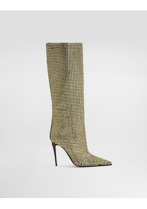 Dolce & Gabbana Calfskin Boots - Woman Boots And Booties Multi-colored 40