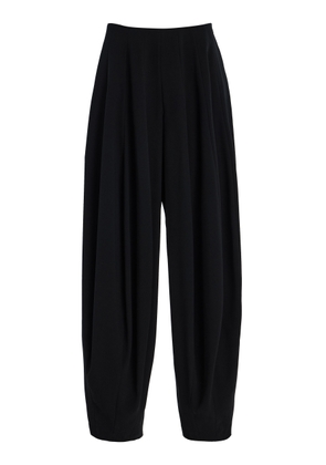 Ashlyn Blaine Pleated Satin Back Crepe Pants - Moda Operandi