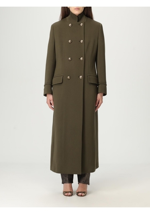 Coat GIORGIO ARMANI Woman color Military