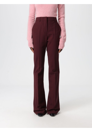 Pants SPORTMAX Woman color Wine