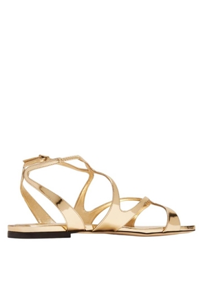 Jimmy Choo Ayla Flat Leather Sandals
