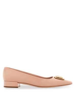 Ferragamo New Vara Plate Patent Leather Pumps