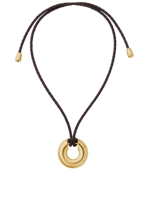 Eliou Charlie Necklace in Gold - Metallic Gold. Size all.