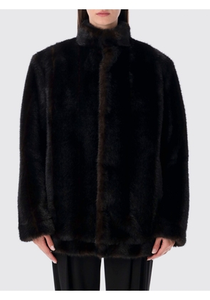 Fur Coat MM6 MAISON MARGIELA Woman color Brown