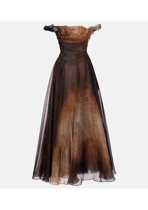 Vivienne Westwood Chichi silk bustier gown