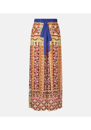 Etro Printed high-rise palazzo pants