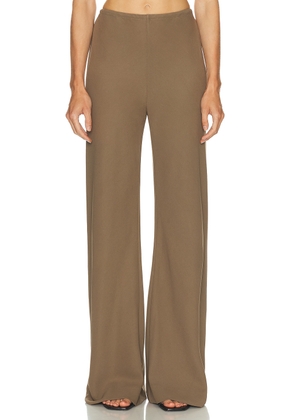 Staud Stroll Pant in Truffle - Olive. Size L (also in S, XS).
