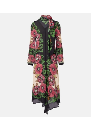 La DoubleJ Karis floral midi dress