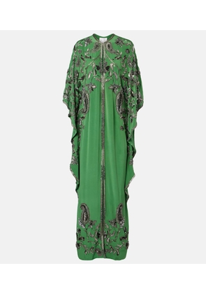 Johanna Ortiz Mystical Gaucho embellished silk kaftan