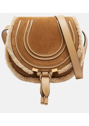 Chloe Marcie Small suede crossbody bag