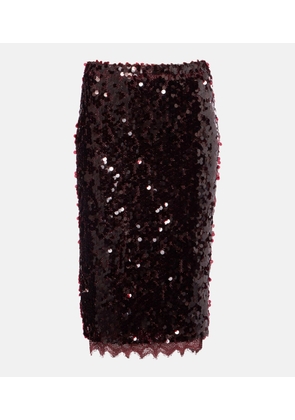 Christopher Esber Opaline sequined midi skirt