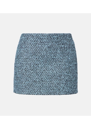 Gucci Cotton and wool-blend tweed miniskirt