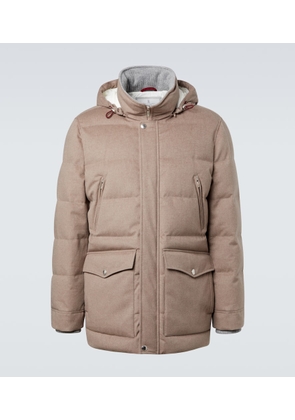 Brunello Cucinelli Wool flannel down jacket
