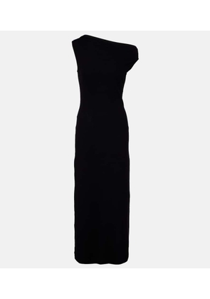 Leset Lauren off-shoulder jersey maxi dress