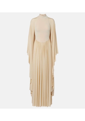 Zimmermann Memento pleated velvet gown