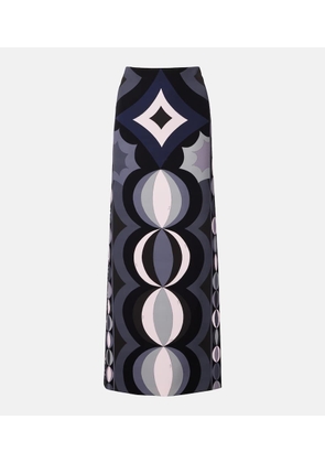Pucci Collane silk maxi skirt