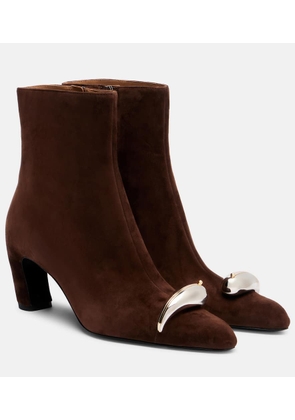 Tory Burch Pierced XL 65 suede ankle boots