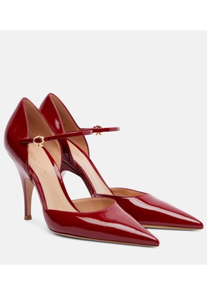 Gianvito Rossi 95 patent leather pumps