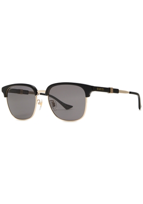 Gucci D-frame Sunglasses - Black - One Size