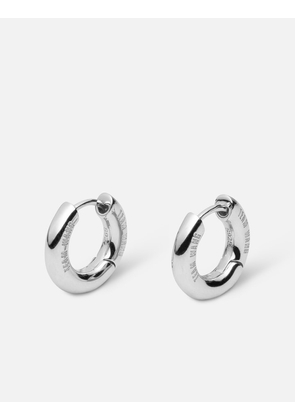 THE ORIGINAL 1 Eyelet Silver Earrings